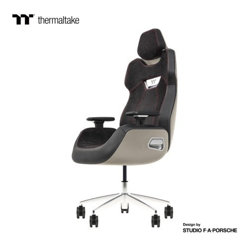 Thermaltake Argent E700 Ice Gris Metallic Alcantara Leather Chair