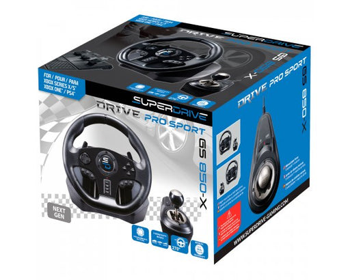 EAN 3701221702168 - Subsonic GS850-X Negro USB Volante + Pedales PlayStation 4, Xbox One imagen 2