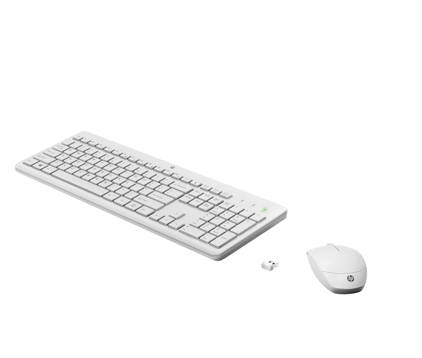 EAN 0195908431206 - HP 230 Wireless Mouse and Keyboard Combo White teclado Ratón incluido RF inalámbrico Blanco imagen 8
