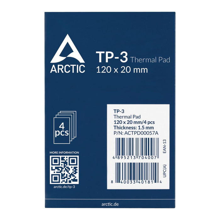 EAN 4895213704007 - ARCTIC TP-3 compuesto disipador de calor Parche térmico imagen 5