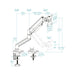 EAN 8433281016446 - TooQ DB1334TNR-W soporte para monitor 86,4 cm (34") Escritorio Blanco imagen 6