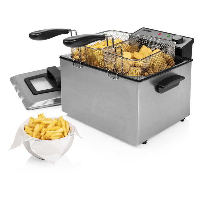 EAN 8713016085702 - Princess 185000 Doble 5 L Independiente 3270 W Negro, Acero inoxidable imagen 15