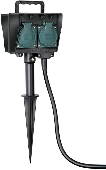 EAN 4007123609185 - Brennenstuhl 1154440 base múltiple 1,4 m 4 salidas AC Negro, Verde imagen 1