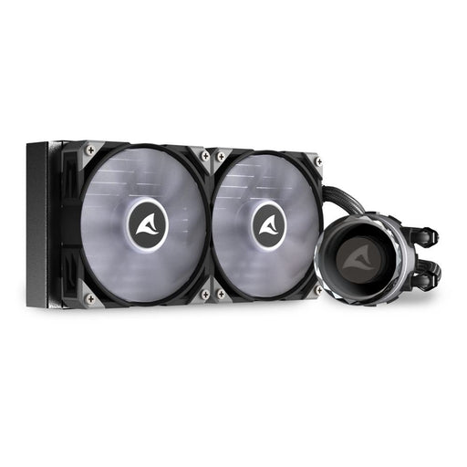 EAN 4044951038008 - Sharkoon S80 RGB Carcasa del ordenador, Procesador Sistema de refrigeración líquida todo en uno 12 cm Neg imagen 2
