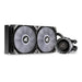 EAN 4044951038008 - Sharkoon S80 RGB Carcasa del ordenador, Procesador Sistema de refrigeración líquida todo en uno 12 cm Neg imagen 2
