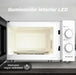 EAN 8426156019123 - Grunkel MW-20EASY microondas Blanco, Negro Solo microondas Encimera 20 L 700 W imagen 3