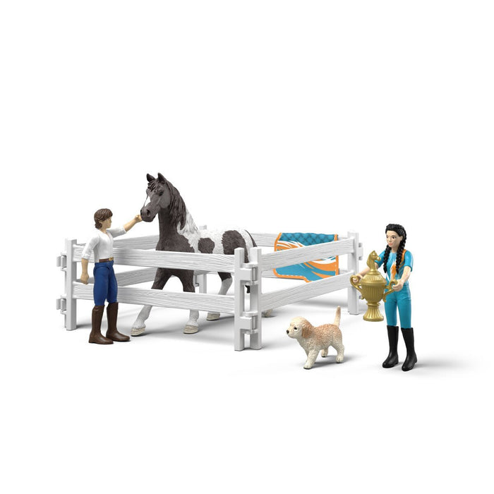 Schleich Horse Club Kim'S Voltigier Set 42799