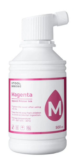 Xtool Selected Apparel Printer Ink - Magenta (500 Ml)