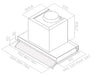 EAN 8020283040632 - Elica Box in LX/IX/A/90 Encastrada Acero inoxidable imagen 3