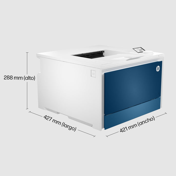 Impresora Láser Color Hp Laserjet Pro 4202dw Wifi Dúplex Blanca Y Azul