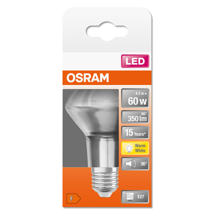 Osram Led Star - Led-Spot-Bombilla - Form: R63 - E27 - 4.3 W (Equivalente 60 W)