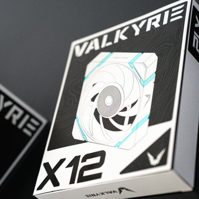 EAN 5298003820267 - Valkyrie VK-FANX12FW sistema de refrigeración para ordenador Carcasa del ordenador Ventilador Negro imagen 4