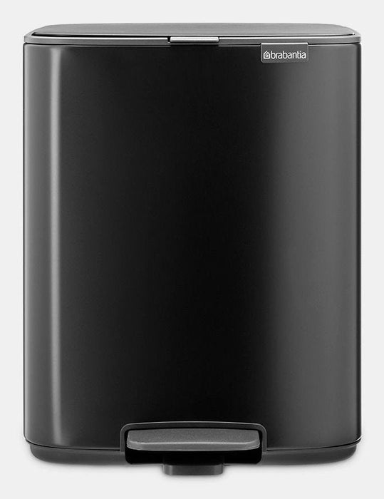 Brabantia Treteimer Bo 12 Liter Matt Black