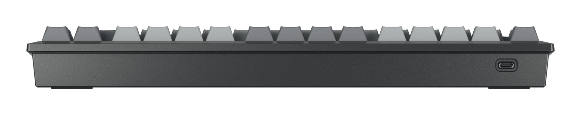 Cherry Kw 300w Mx, Con Cable & Inalámbrico, Usb + Bluetooth, Mechanischer Switch, Qwerty, Led, Negro, Cobre, Gris