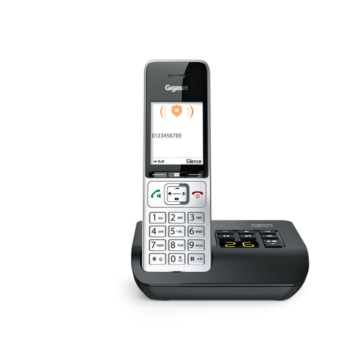 EAN 4250366866628 - Gigaset COMFORT 500A Teléfono DECT/analógico Identificador de llamadas Negro, Plata imagen 7