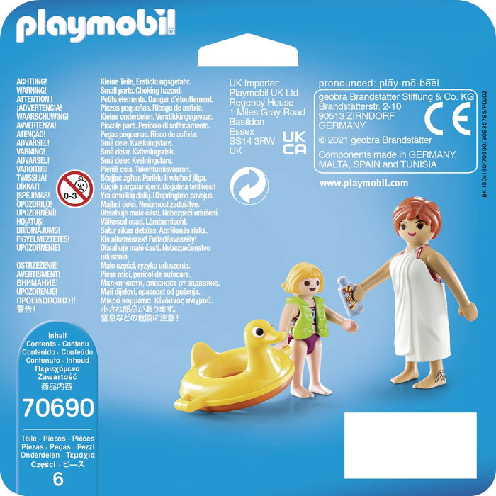 Playmobil Duo Pack Bañistas Pareja De Vacaciones