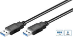 EAN 5711045499296 - Microconnect USB3.0AA05B cable USB USB 3.2 Gen 1 (3.1 Gen 1) 0,5 m USB A Negro imagen 1