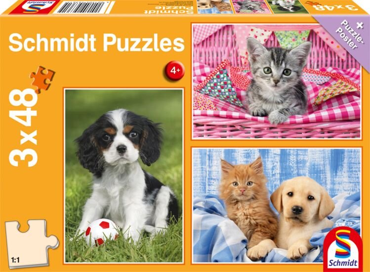 EAN 4001504563615 - Schmidt Spiele 56361 puzzle Puzzle rompecabezas 48 pieza(s) Animales imagen 1