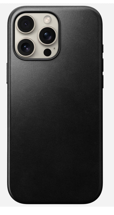Nomad Modern Leather Case Iphone 16 Pro Max Black Horween