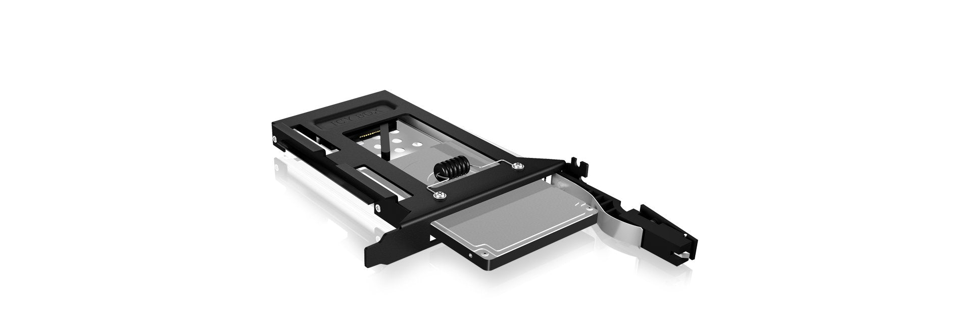 EAN 4250078160281 - ICY BOX IB-2207StS 8,89 cm (3.5") Bandeja para disco duro Negro imagen 1