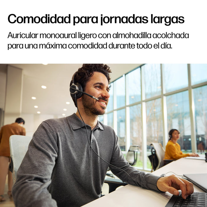 EAN 0199764365583 - HP Poly Mission 615 Monaural USB Wired Headset (Bulk) Alámbrico Diadema Oficina/Centro de llamadas USB Ty imagen 6