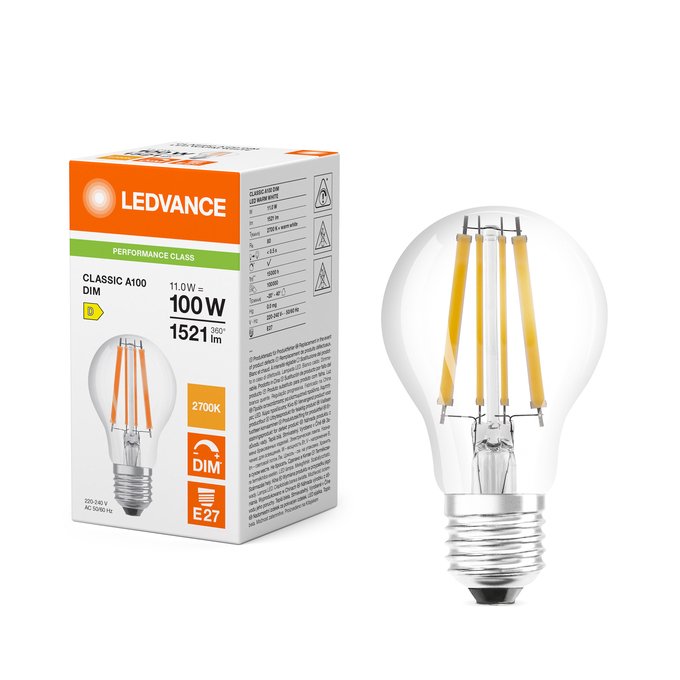 Osram Led Classic Lámpara Led Blanco Cálido 2700 K 11 W E27 D