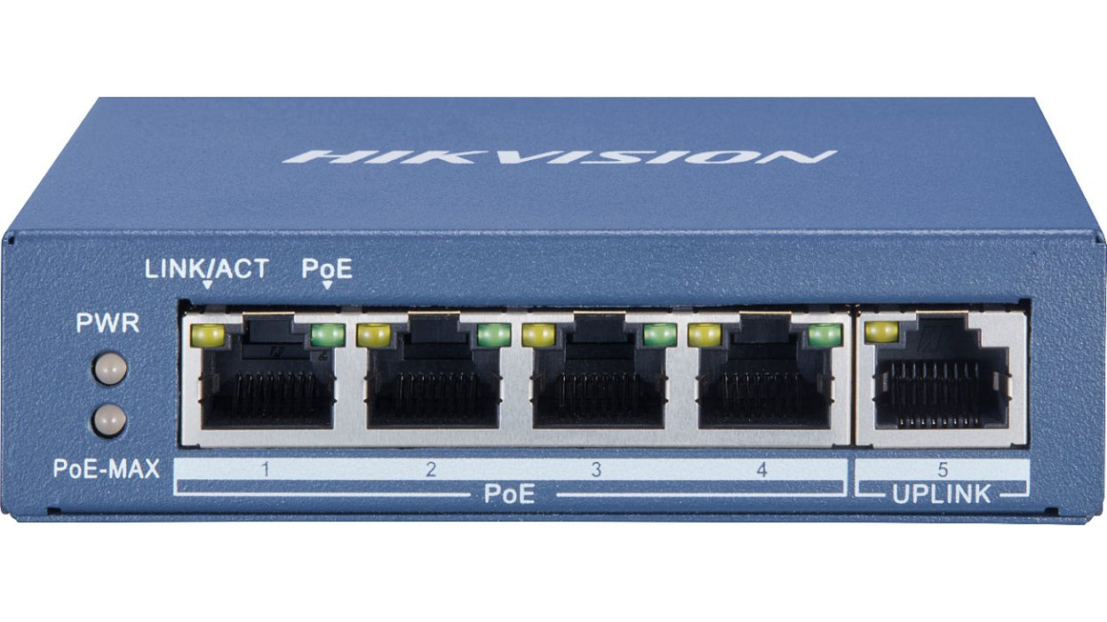 EAN 6941264023104 - Hikvision DS-3E0505P-E/M switch No administrado L2 Gigabit Ethernet (10/100/1000) Energía sobre Ethernet  imagen 1