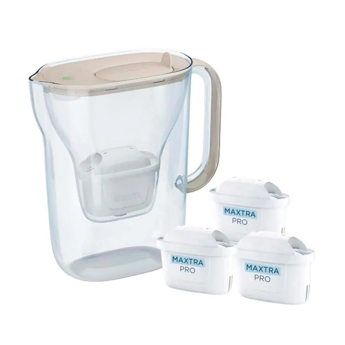 EAN 4006387145088 - Brita Style Essential + 3 Maxtra Pro Pure Performance Filtro de agua para jarra 2,4 L Transparente, Arena imagen 8