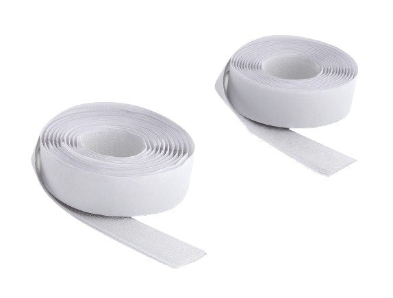 Delock Cinta De Velcro Autoadhesivo B 20mm X L 2m Blanco