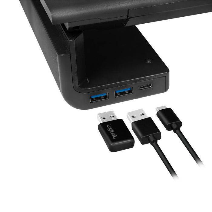 EAN 4052792061444 - LogiLink BP0141 mueble y soporte para dispositivo multimedia Negro Universal Carro para administración de imagen 6