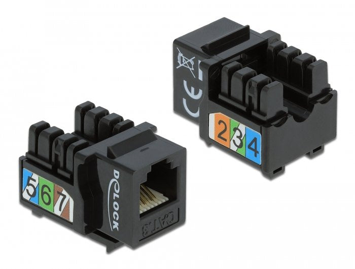 Keystone Modul Rj12 Buchse > Lsa Cat.3 Utp Schwarz
