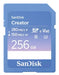 EAN 0619659216580 - SanDisk Creator 256 GB SDXC UHS-II Clase 10 imagen 1