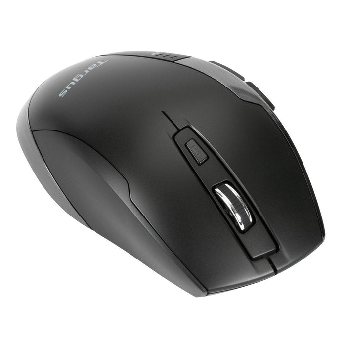 Targus Mouse Wireless Ergonomic Bl. Antimicrobial,Blue Trace,1600dpi