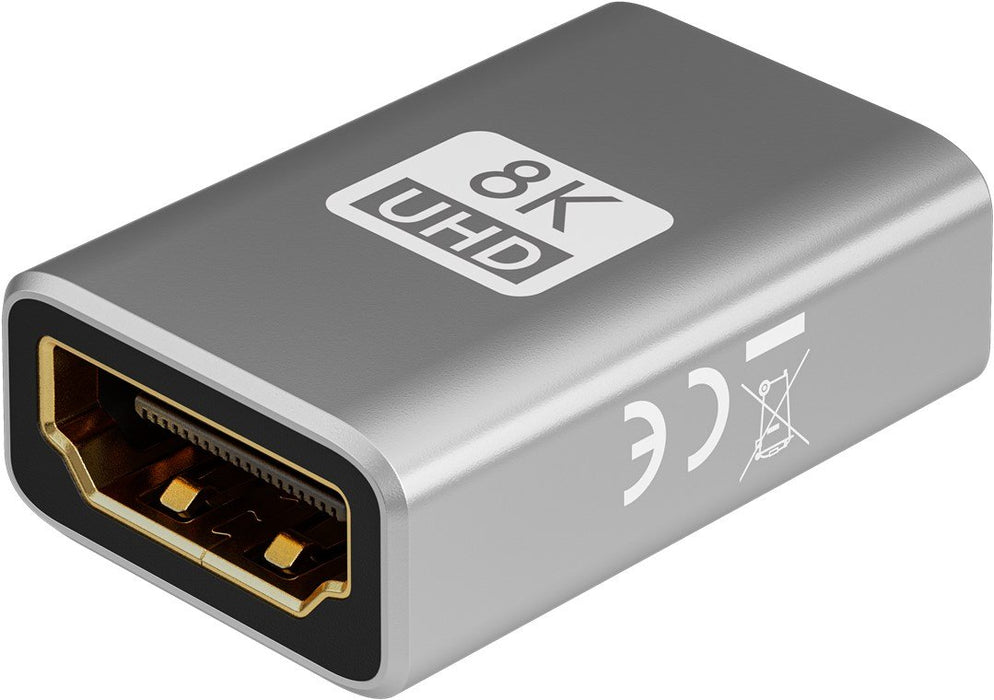 EAN 4040849720086 - Goobay 72008 adaptador de cable de vídeo HDMI tipo A (Estándar) Negro, Plata imagen 3