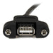 EAN 0065030858922 - StarTech.com USBPNLAFAM2 cable USB USB 2.0 0,6 m 0,48 Gbit/s Negro imagen 3