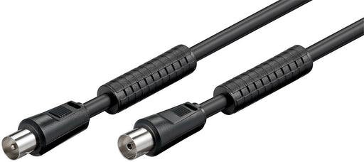 EAN 4040849507281 - Goobay 50728 cable coaxial 1,5 m Negro imagen 2