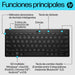 EAN 0196548515813 - HP 350 BLK Compact Multi-Device Keyboard teclado Hogar Negro imagen 6