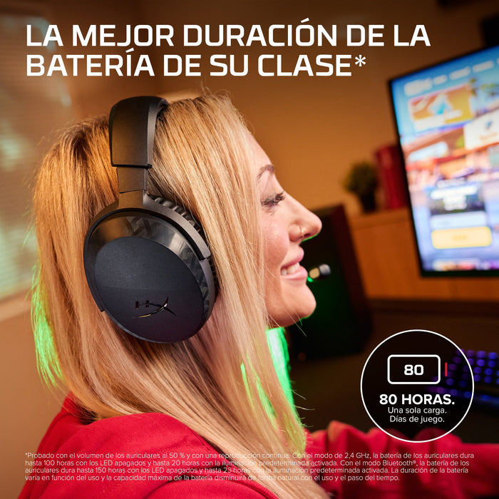 EAN 0199251514654 - HyperX Cloud Stinger 3 Wireless Gaming Headset Negro imagen 8