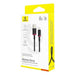 EAN 6932172669911 - Baseus P10377802U01-01 cable USB USB 2.0 1 m USB C 0,48 Gbit/s 60 W Negro imagen 3