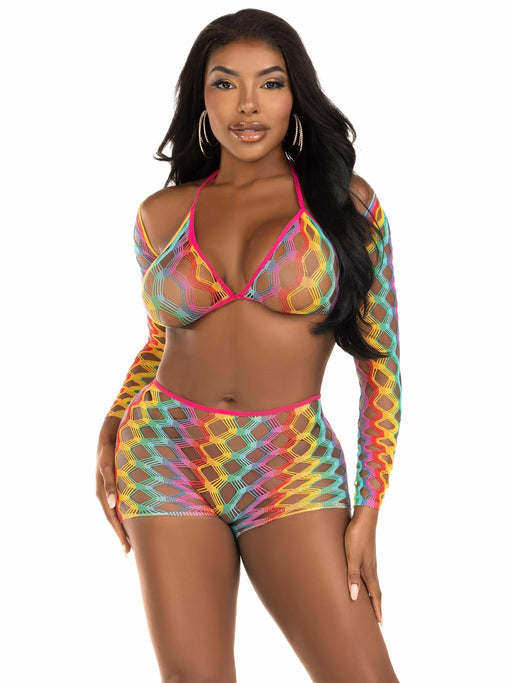 EAN 0714718570792 - Leg Avenue 81661_10122 conjunto de ropa interior y bodi Multicolor imagen 2