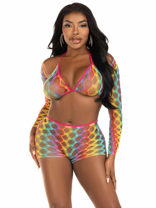 EAN 0714718570792 - Leg Avenue 81661_10122 conjunto de ropa interior y bodi Multicolor imagen 2