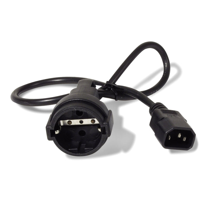 EAN 0731304198758 - APC AP9880 cable de transmisión Negro 0,6 m C14 acoplador CEE7/7 imagen 2