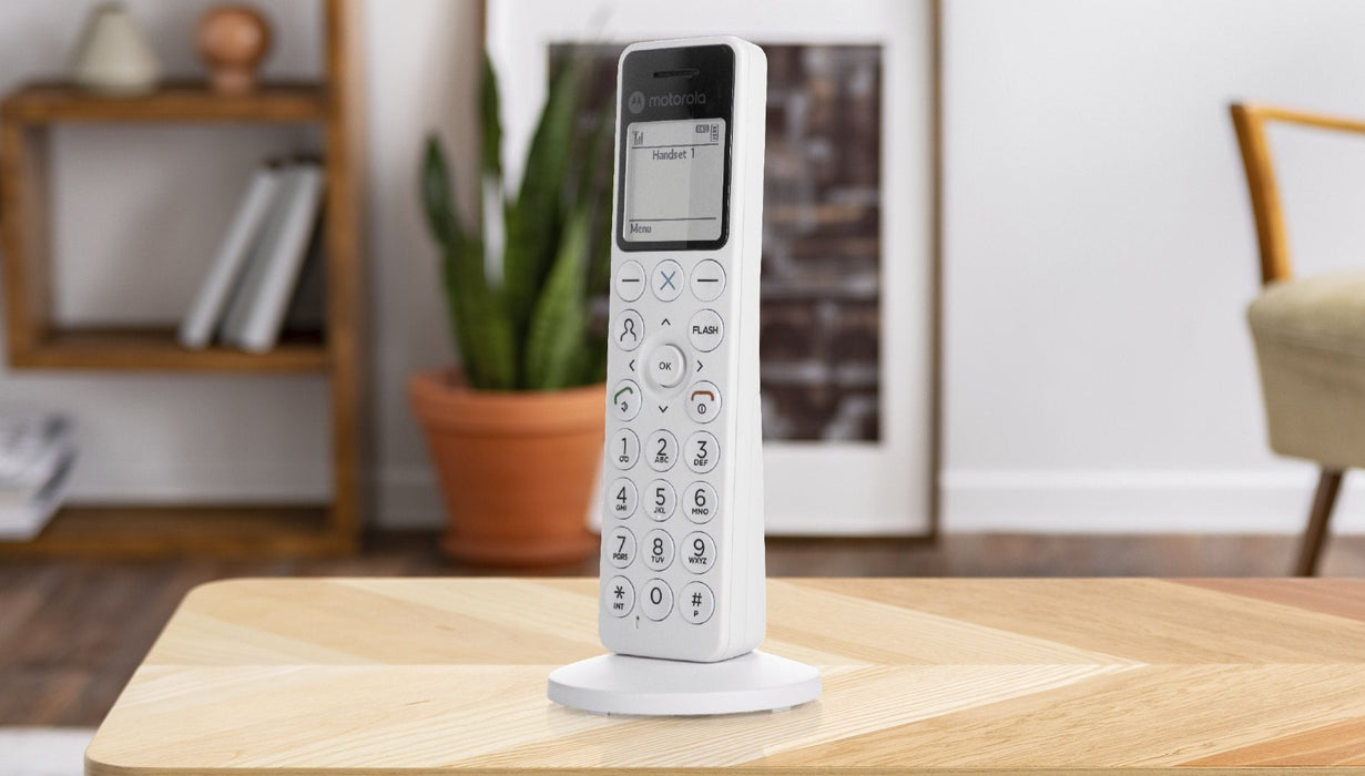 Motorola Dot411  Telefono Inalambrico Dect - Gran Pantalla Lcd - Teclado Retroiluminado - Manos Libres