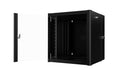 EAN 5715063210574 - Lanview RWP12U45BL-D armario rack 12U Bastidor de pared Negro imagen 3