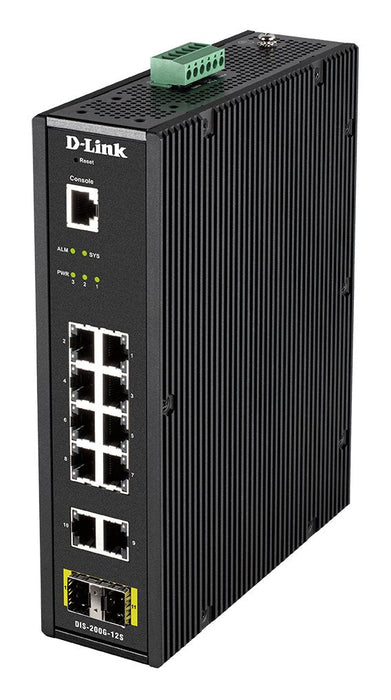 Switch Gestionable D-Link Dis-200g-12s 12 Puertos Gigabit 10 100 1000 Sfp