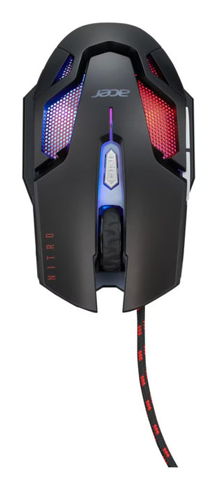 EAN 4711474088413 - Acer Nitro Gaming NMW200 Black ratón Juego Ambidextro USB tipo A Óptico 7200 DPI imagen 1