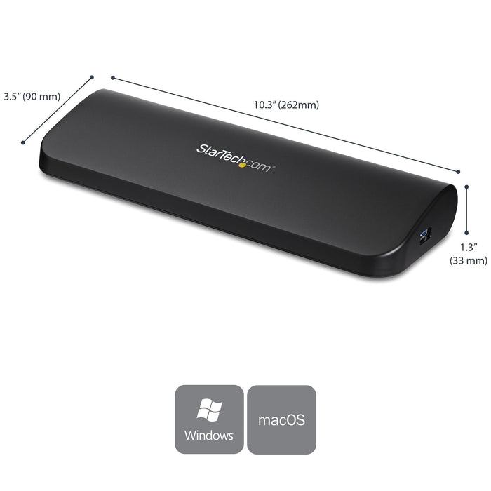 EAN 0065030851299 - StarTech.com USB3SDOCKHDV base para portátil y replicador de puertos Alámbrico USB 3.2 Gen 1 (3.1 Gen 1)  imagen 2