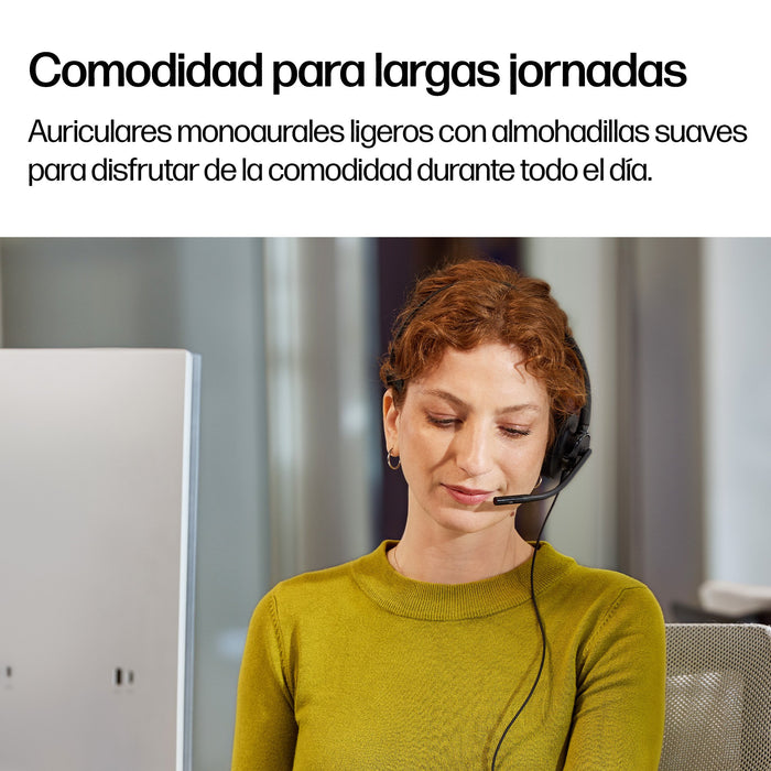EAN 0199251820328 - HP Poly POLY MISSION 425 USB HS CL WW Alámbrico Diadema Oficina/Centro de llamadas Negro imagen 9