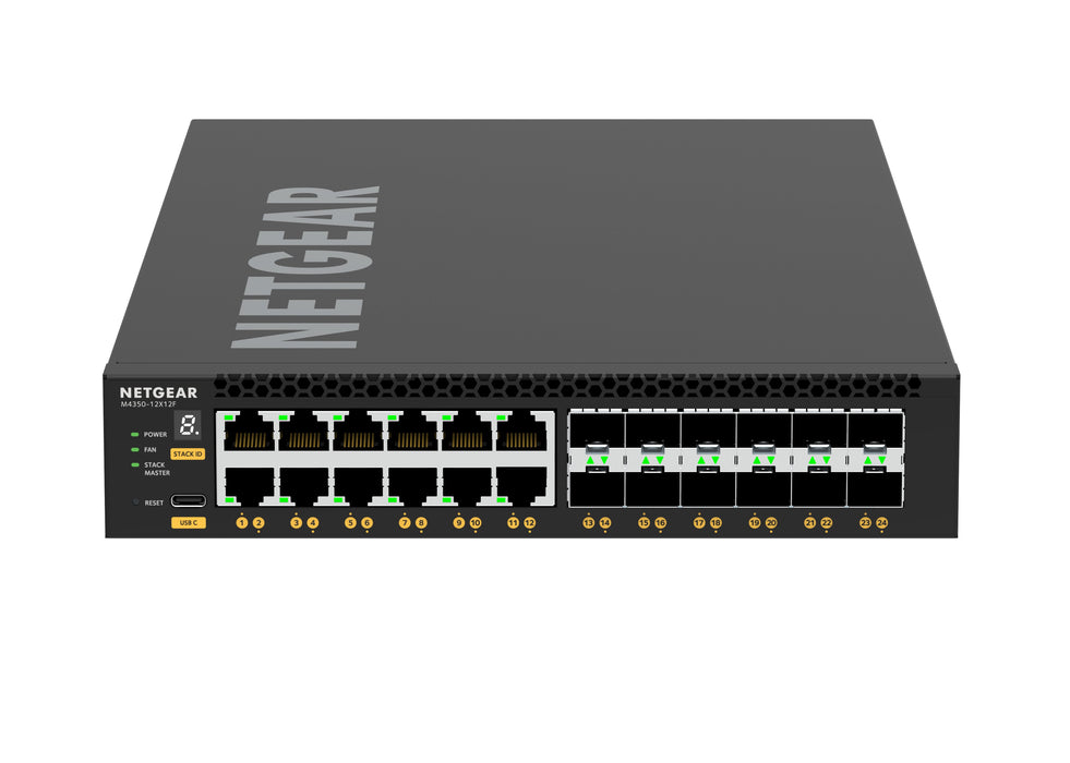 EAN 606449161458 - NETGEAR M4350-12X12F Gestionado L3 10G Ethernet (100/1000/10000) 1U Negro imagen 1