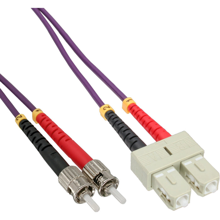 Cable Duplex De Fibra Óptica Inline Sc/St 50/125?M Om4 25m
